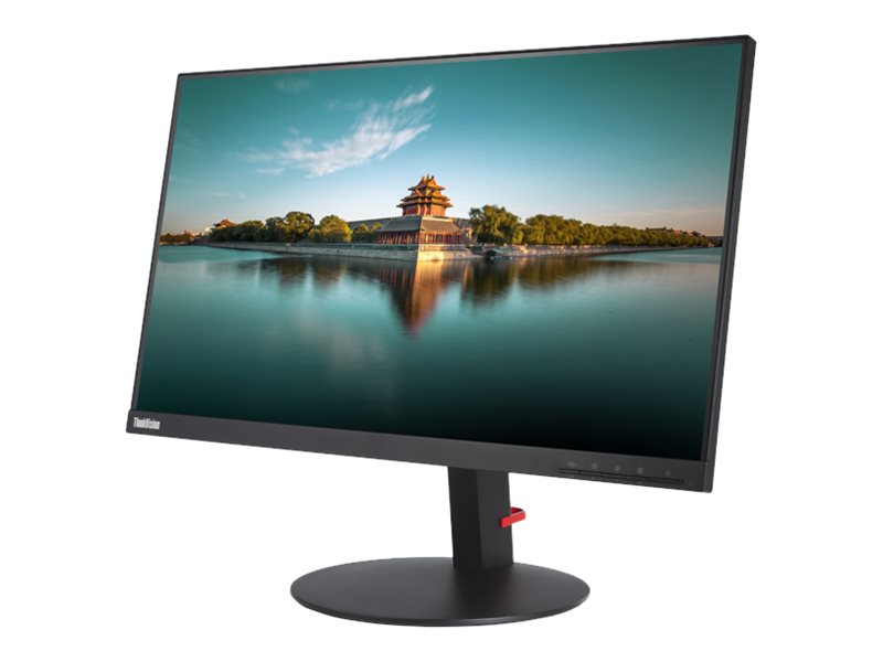 Lenovo ThinkVision T24i-10 23.8" Full HD 1080p IPS LED Business Monitor – HDMI, DisplayPort, VGA, USB 3.0 Hub, Height Adjustable Stand, Pivot & Swivel