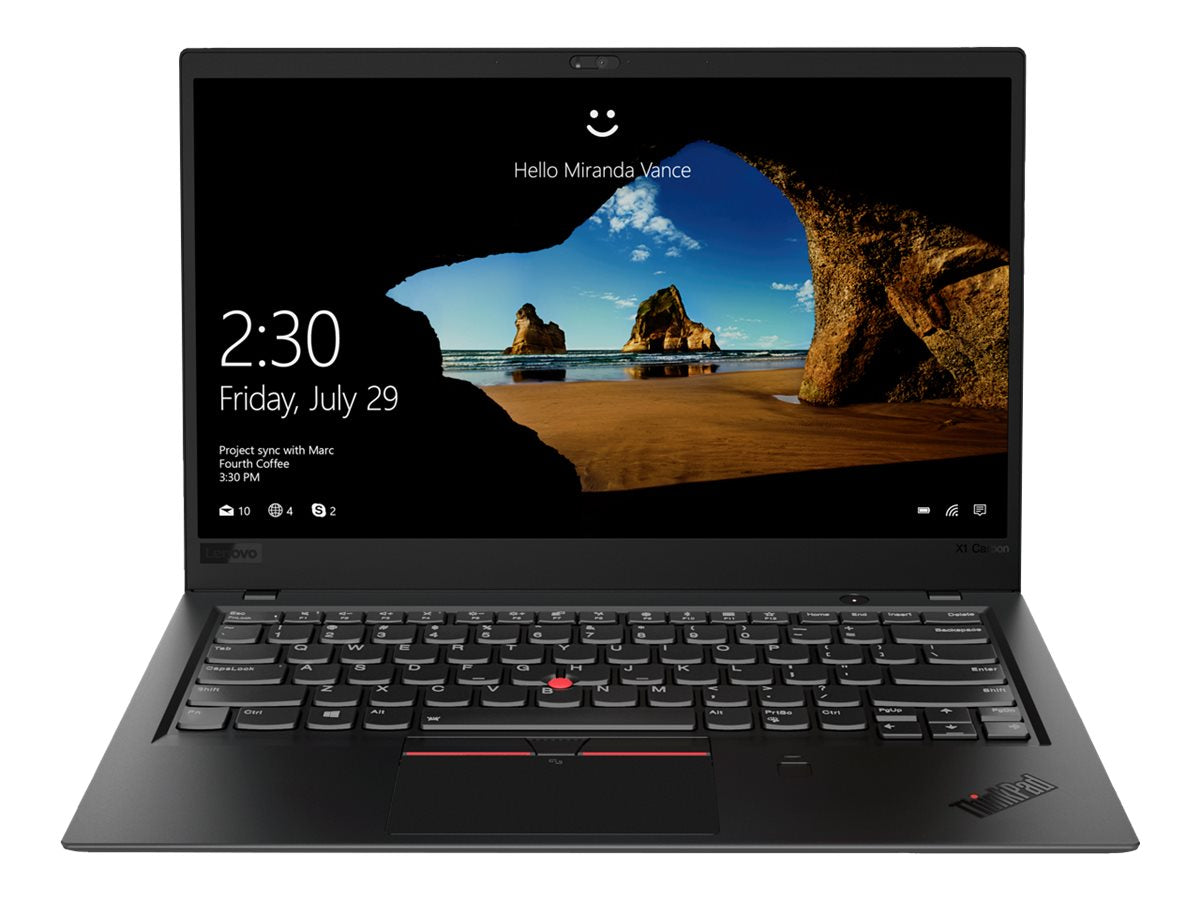 Lenovo ThinkPad X1 Carbon Gen 5 14" Ultrabook Laptop | Intel Core i7 7th Gen | 8GB RAM | 256GB SSD | Windows 10 Pro