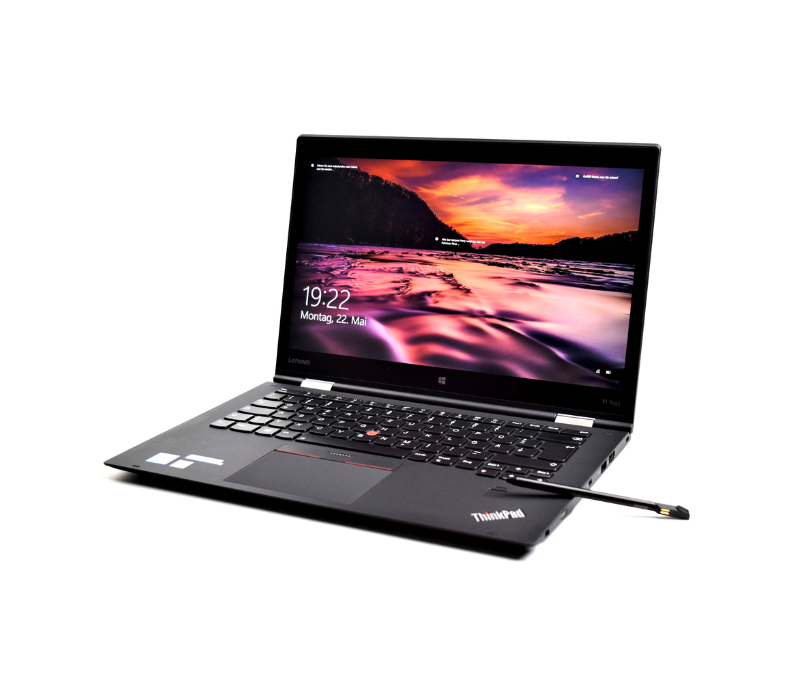 Lenovo Yoga X380 – i5 8th Gen, 16GB RAM, 256GB SSD, Windows 11 Pro, 13.3" Touchscreen Laptop