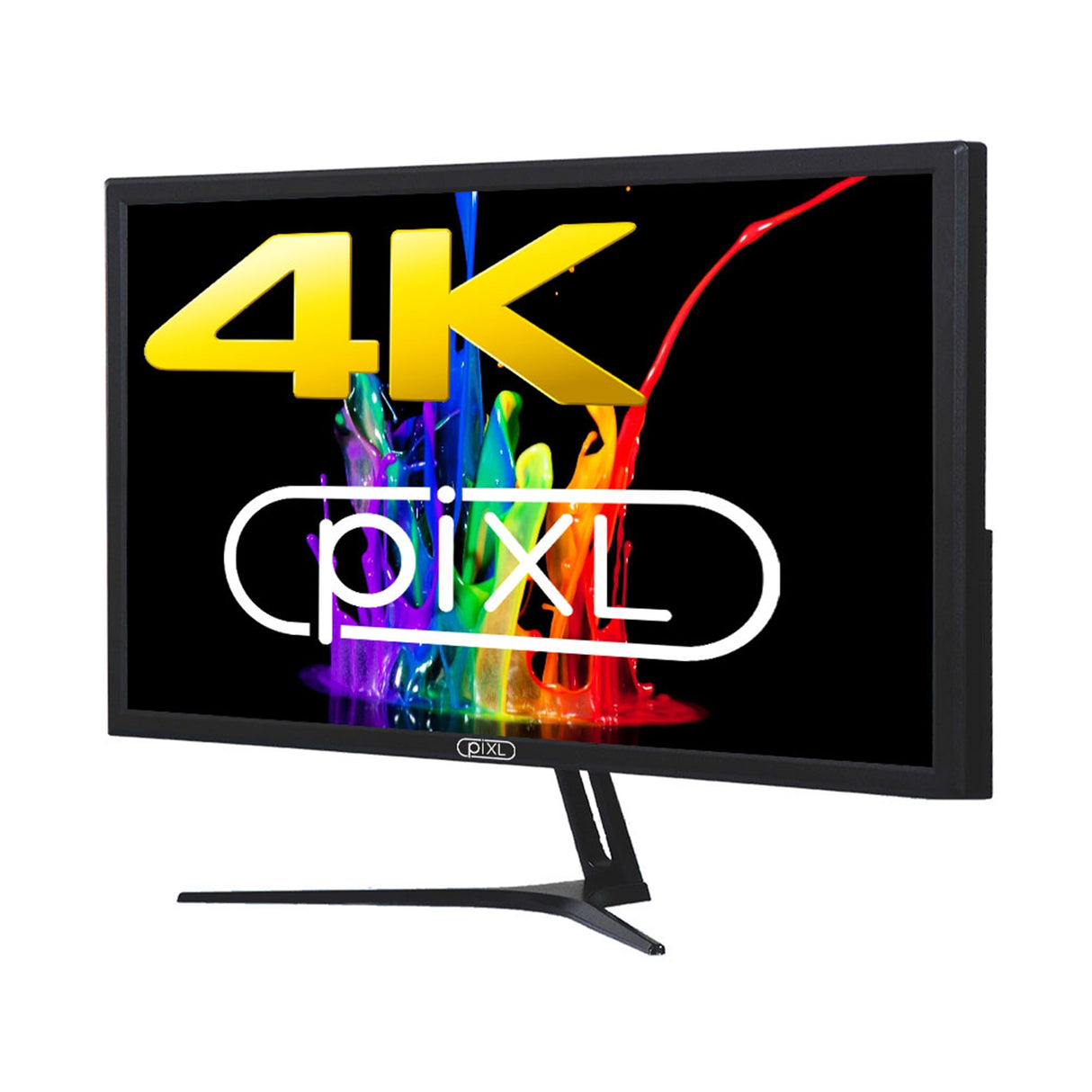 piXL CM28GU1 28 Inch UHD Monitor, 4K, LED Widescreen, 2160p, 5ms Response Time, 60Hz Refresh, HDMI / Display Port, 16.7 Million Colour Support, VESA Mount, Black Finish