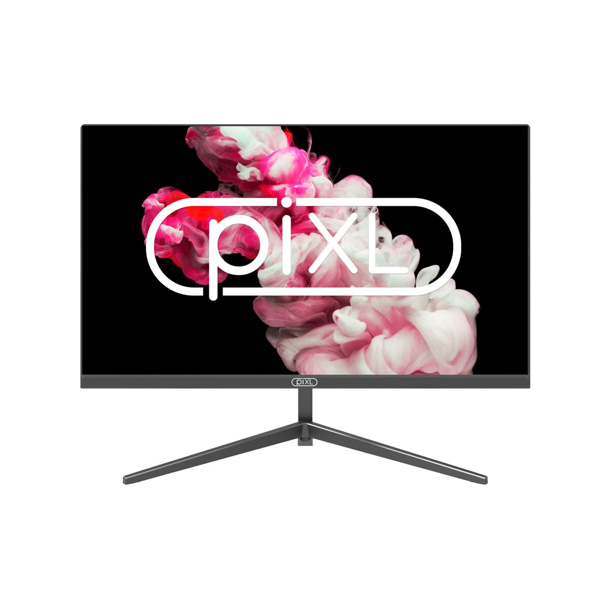piXL PX27IHD 27 Inch Frameless Monitor, Widescreen IPS LCD Panel, True -to-Life Colours, Full HD 1920x1080, 5ms Response Time, 75Hz Refresh, HDMI, Display Port, Black Finish