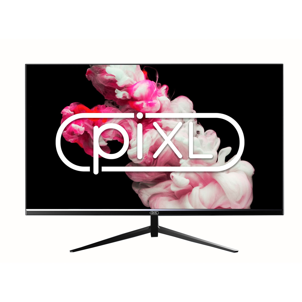 piXL PX27IVH 27 Inch Frameless Monitor, Widescreen IPS LED Panel, True -to-Life Colours, Full HD 1920x1080, 5ms Response Time, 75Hz Refresh, HDMI, VGA, Black Finish