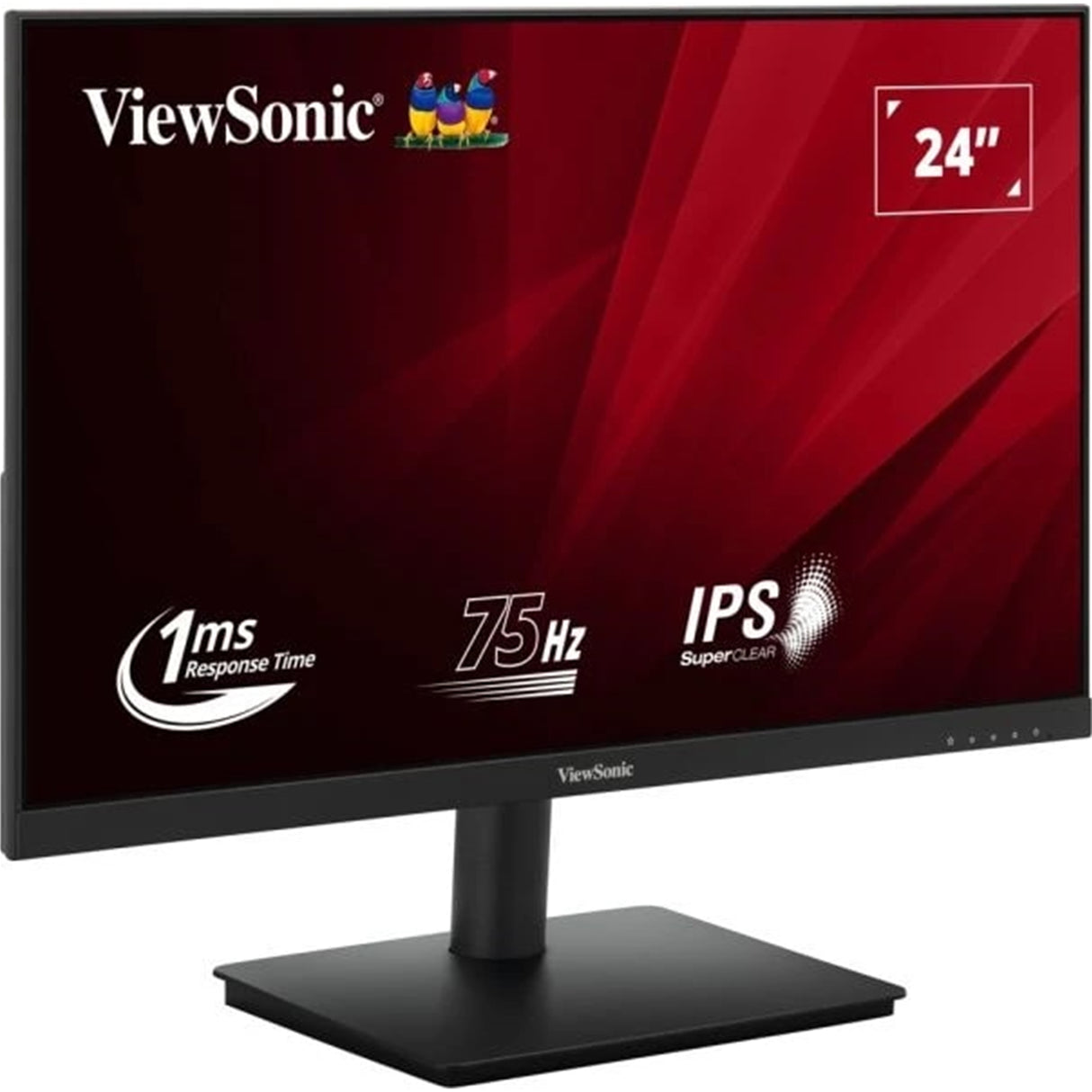 Viewsonic VA240-H-2 23.6 Inch IPS Monitor, Full HD, VGA, HDMI, 75Hz, 1ms, VESA, Tilt