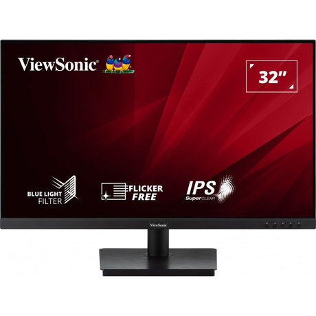 Viewsonic VA3209-2K-MHD 32 Inch IPS Frameless Monitor, 2K, 75Hz, 4ms, HDMI, DisplayPort, HD, Built-In Speakers, VESA
