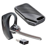 Poly Voyager 5200 UC Bluetooth Wireless Headset with Charging Case – Teams Compatible