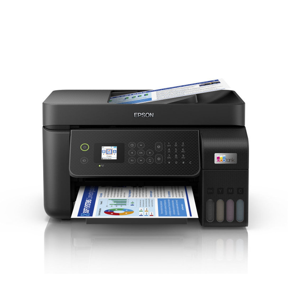 Epson EcoTank ET-4800 C11CJ65401 Inkjet Printer, A4, Colour, All-in-One, inc Fax, ADF, Wireless