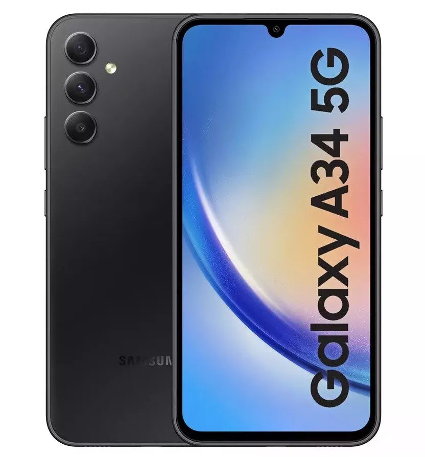 Samsung Galaxy A34 5G (Black) 64GB Dual Sim, Unlocked Ready To Go!!!