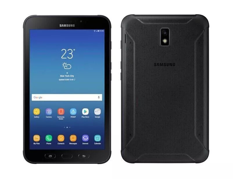 Samsung Galaxy Tab Active 2 SM T395 4G 16GB Black 8 USB C Type Refurbished IT Products