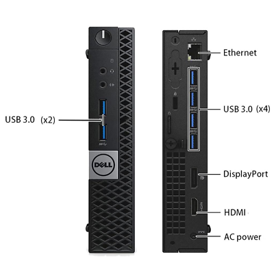 Dell OptiPlex 7040 Micro Desktop PC | Intel Core i7 6th Gen | 8GB RAM | 256GB SSD  Windows 10 Pro