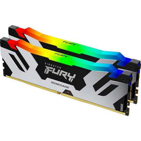 Kingston Fury Renegade Silver RGB KF564C32RSAK2-32 32GB (16GB x2) DDR5 6400MT/s Non ECC DIMM