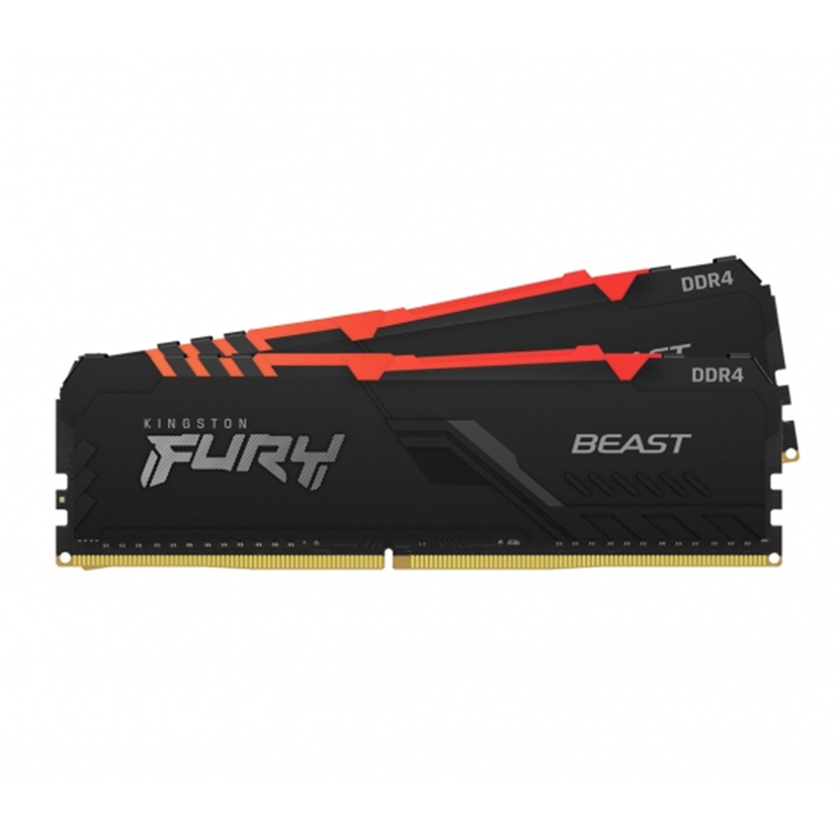 Kingston Fury Beast 64GB 3200MHz (2 x 32Gb) DDR4 CL16 DIMM RGB System Memory
