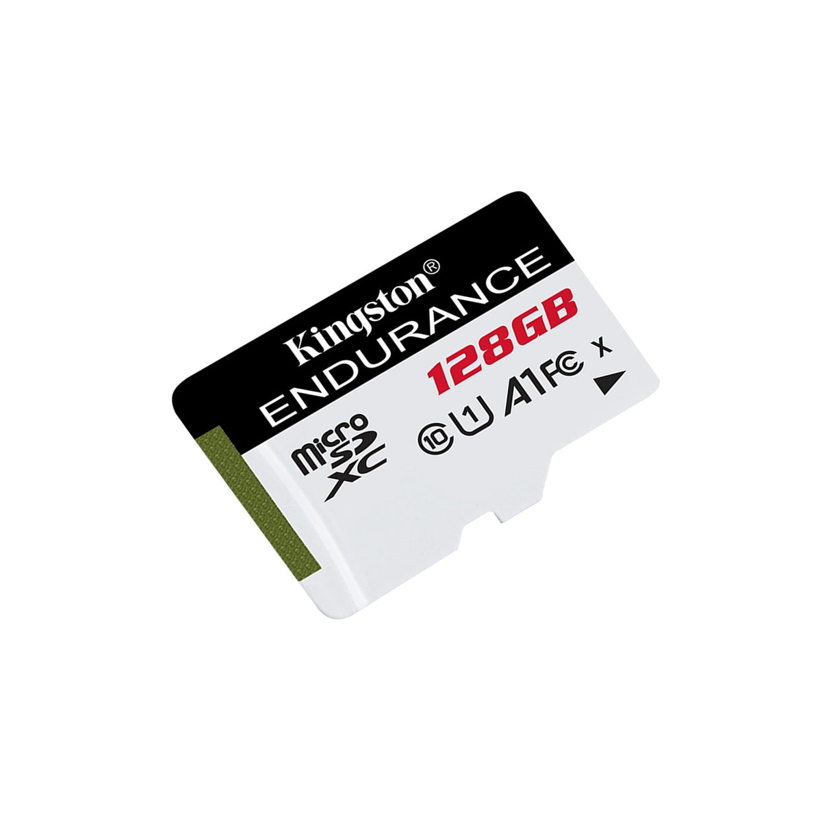Kingston SDCE/128GB High Endurance micro SD Flash Memory Card, 128GB, Class 10, A1, UHS-I U1, Retail Packed