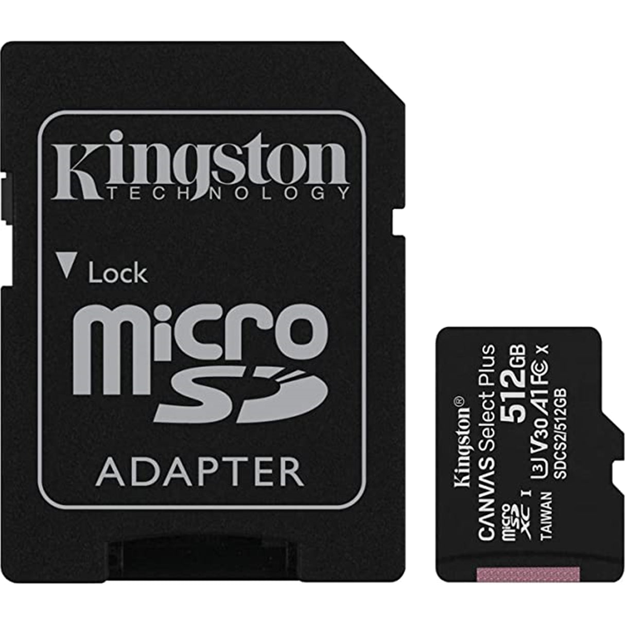 Kingston Canvas Select Plus SDCS2/512GB 512GB Micro SD UHS-I Flash Card