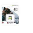 Kingston Canvas Select Plus V10 64GB SD Class 10 UHS-I U3 Flash Card